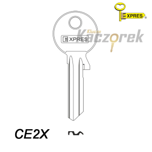Expres 239 - klucz surowy mosiężny - CE2X